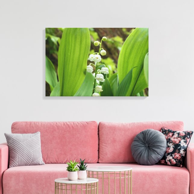 Lily of the Valley Canvas Print (Insitu(LivingRoom))