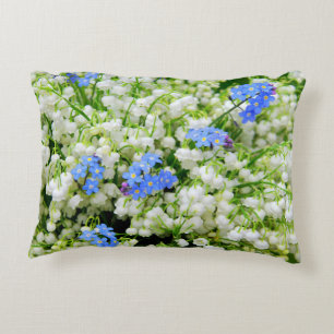Lily of the valley decorative cushion