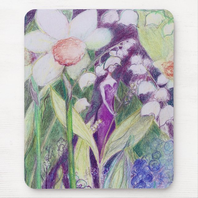 lily of the valley elve mouse mat (Front)