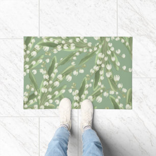 Lily of the valley Floral Doormat