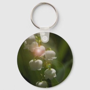 Lily Of The Valley Floral Key Ring