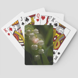 Lily Of The Valley Floral Playing Cards