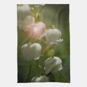Lily Of The Valley Floral Tea Towel