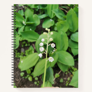 Lily of the Valley Flower Notebook