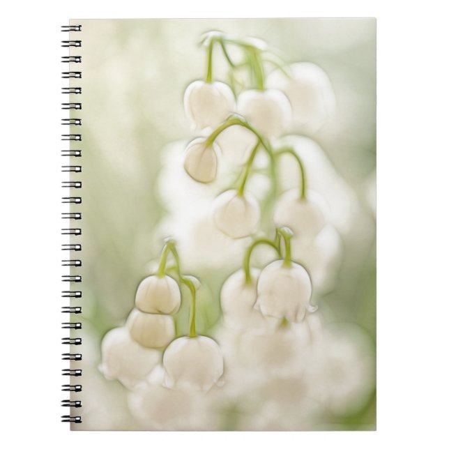 Lily of the Valley Flower Notebook (Front)