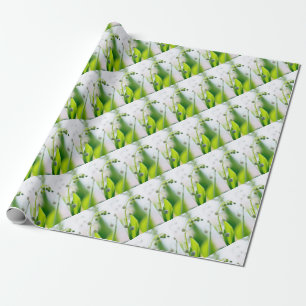 Lily of the Valley Flowers Wrapping Paper