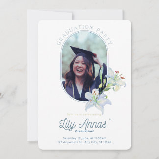 Lily of the Valley Graduation Card