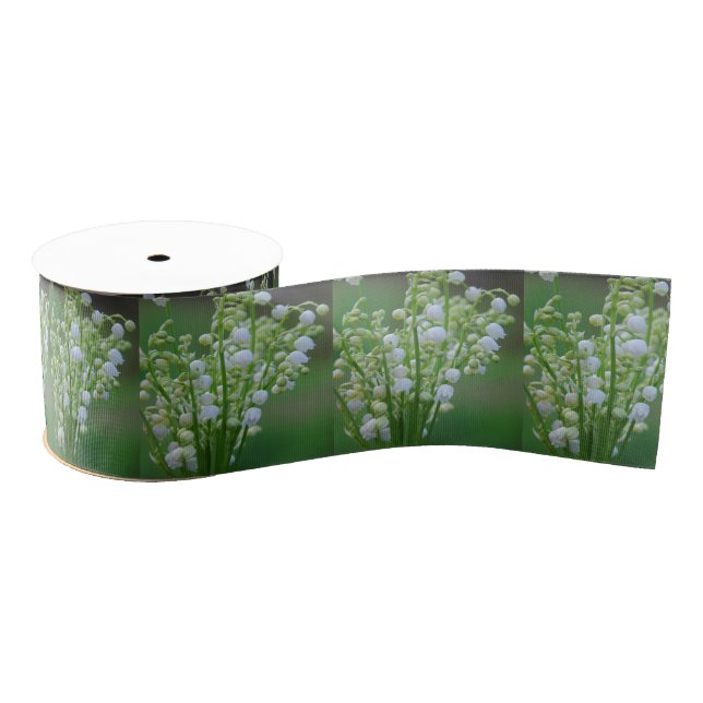 Lily of the valley grosgrain ribbon (Spool)