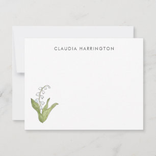 Lily of the Valley Hand-Illustrated Spring Floral Card
