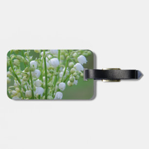 Lily of the valley luggage tag