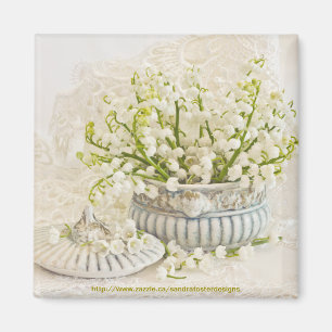 Lily Of The Valley Magnet