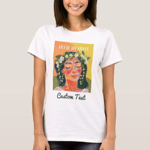 Lily of the Valley May Birth Month Flower Elegant T-Shirt