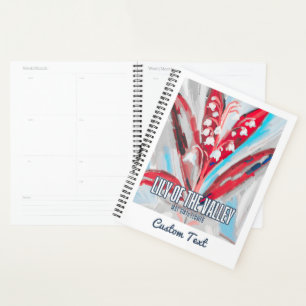Lily of the Valley May Birth Month Flower Stylish Planner