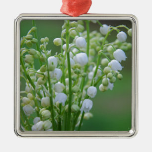 Lily of the valley metal tree decoration