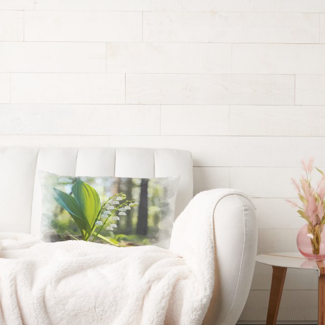 Lily of the valley National Flower Finland |  Lumbar Cushion (Couch)