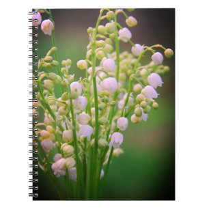 Lily of the valley notebook