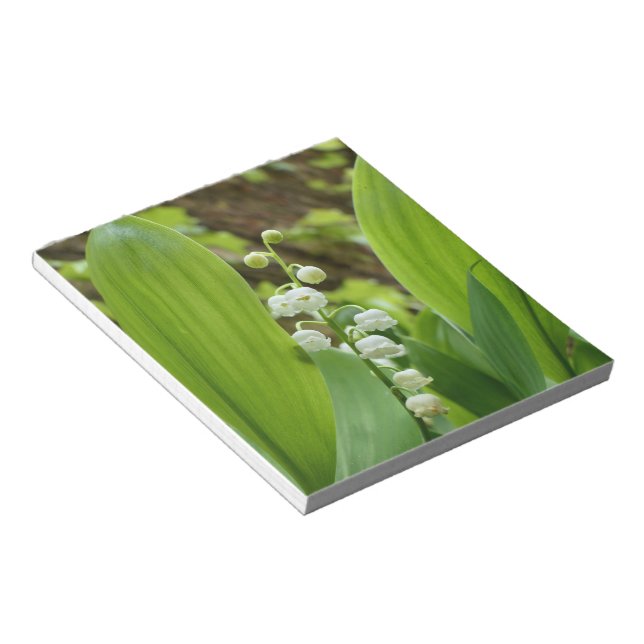 Lily of the Valley Notepad (Angled)