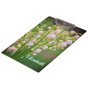 Lily of the valley,Personalise Clipboard