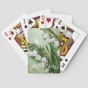LILY OF THE VALLEY PLAYING CARDS