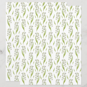 Lily of the Valley Scrapbook Paper