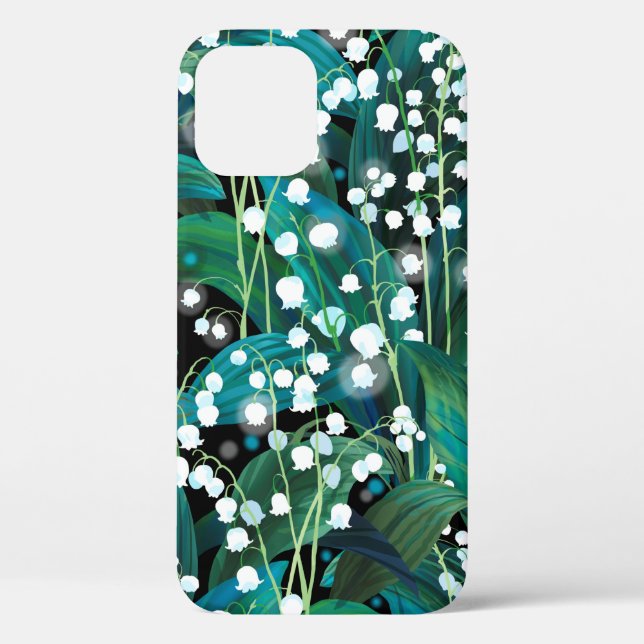 Lily of the valley. Seamless background pattern Case-Mate iPhone Case (Back)