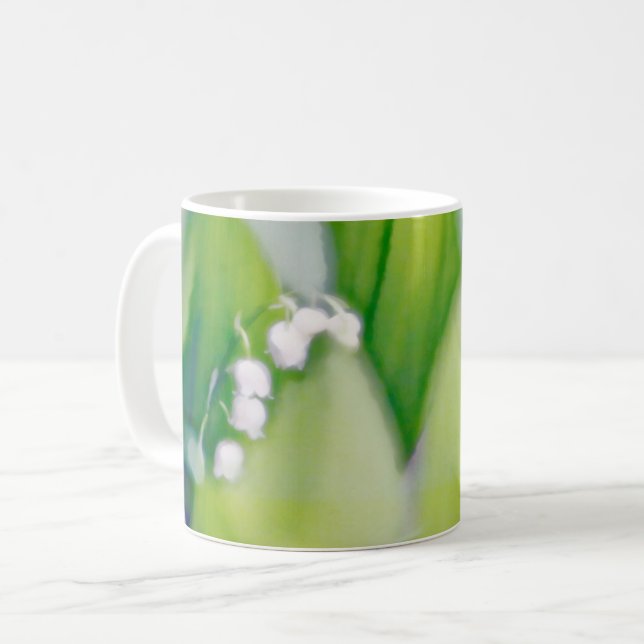 Lily of the Valley Sketch Coffee Mug (Front Left)