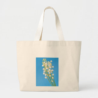 Lily of the valley sprig large tote bag