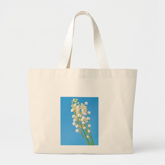 Lily of the valley sprig large tote bag (Front)