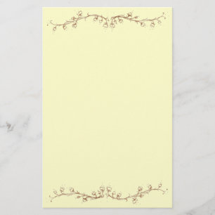 lily of the valley stationery