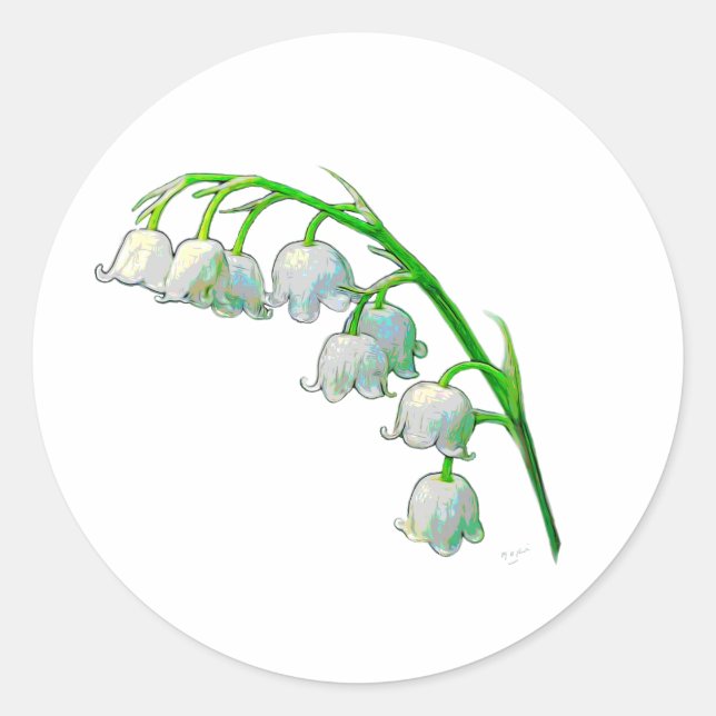 LILY OF THE VALLEY STICKER (Front)