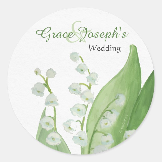 Lily of the Valley Sticker (Front)