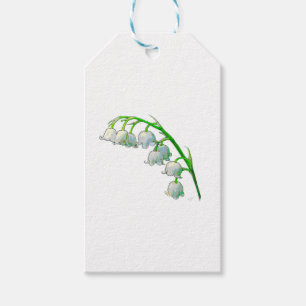 LILY OF THE VALLEY STICKER GIFT TAGS