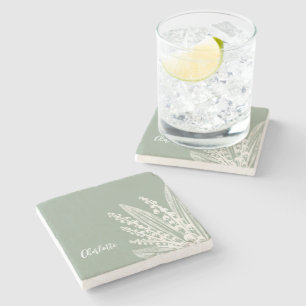 Lily Of The Valley Stone Coaster