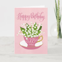 Lily of the Valley Teacup 28th Birthday