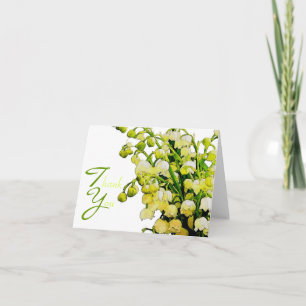 Lily of the Valley Thank You Card