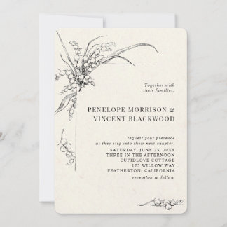Lily-of-the-Valley Wedding Invitation