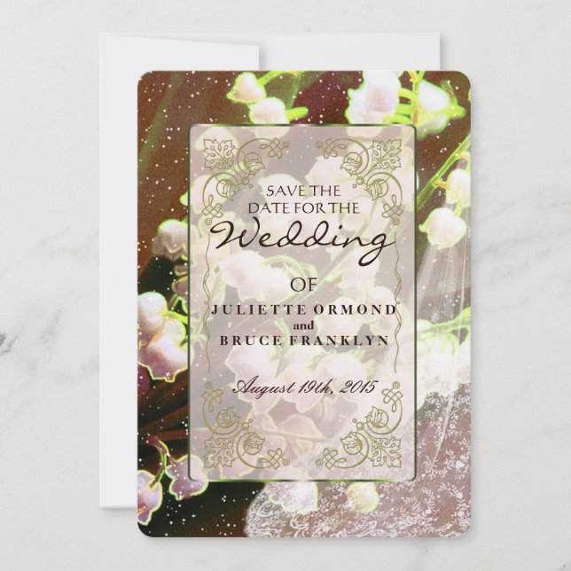 Lily Of The Valley ~ Wedding Invitation Collection (Front)
