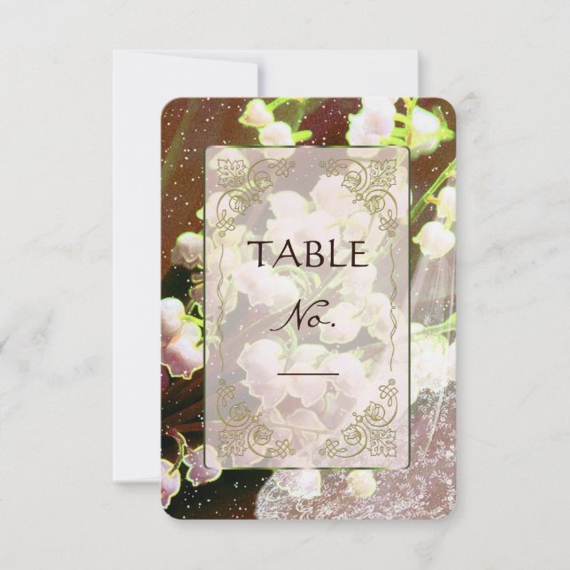 Lily Of The Valley ~ Wedding Invitation Collection (Front)