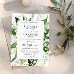 Lily of the Valley White Floral 2 Wedding Invitation<br><div class="desc">Get your guests ready for your fabulous wedding with your Lily of the Valley White Floral version 2 Wedding Invitation. for other Lily of the Valley designs, see our collection below. Hand painted watercolor florals, featuring Lily of the Valley create the foundation for your Lily of the Valley Floral Wedding...</div>