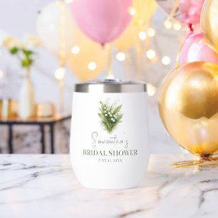 Lily of the Valley White Floral Bridal Shower