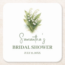Lily of the Valley White Floral Bridal Shower
