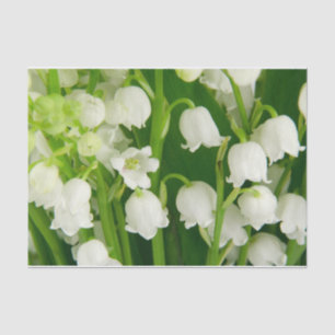 Lily of the Valley White Spring Flowers    Tissue Paper