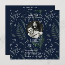 Lily of Valley Ferns || Dark Blue Photo Program