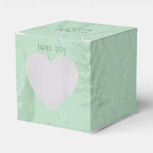 Lily of Valley    Soft Green Blank Inside Custom Favour Box