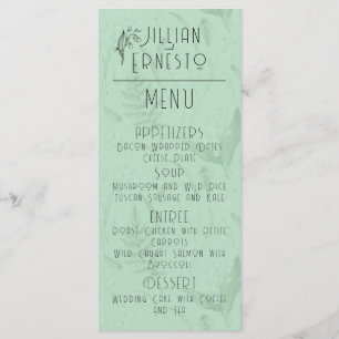 Lily of Valley with Ferns Soft Green Menu