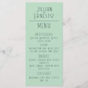 Lily of Valley with Ferns    Soft Green Menu