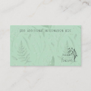 Lily of Valley with Ferns Soft Green w/ Graphic Enclosure Card
