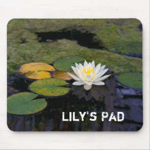 Lily Pad in pond Mouse Mat