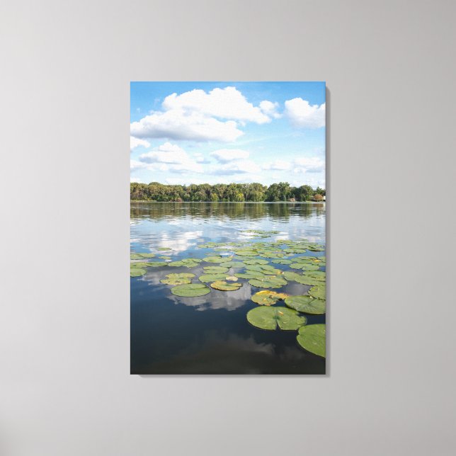 Lily Pad Lake Canvas Print (Front)
