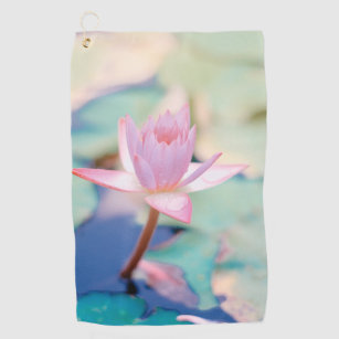 Lily Pad Photography Flower Water Golf Towel